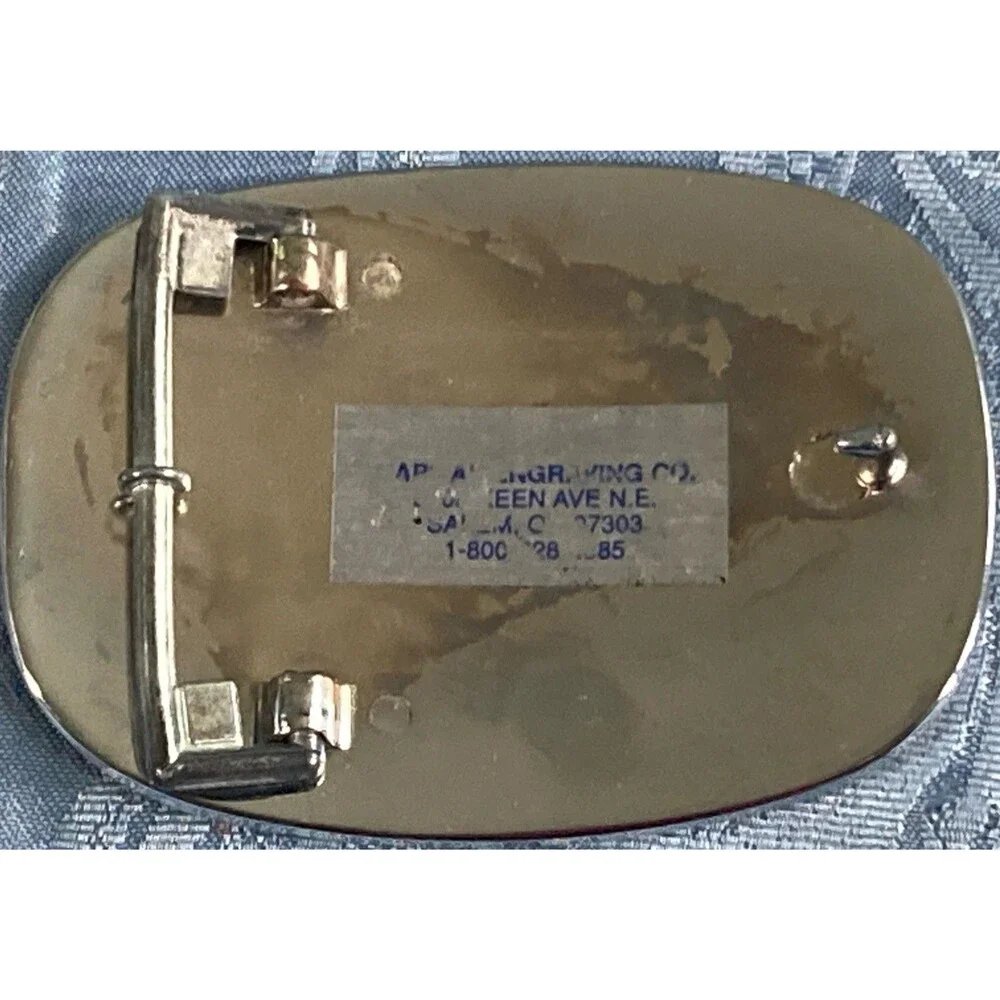 Dancin’ Country Vintage Belt Buckle • Silver Western, Texas Rodeo, Line Dancing